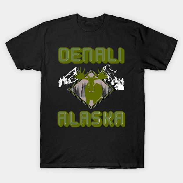 Denali, Alaska T-Shirt by Blended Designs